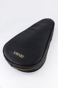 Savari Leather Padel Bag (Black)